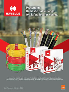 Havells Lifeshield HRFR PVC Cables 4.0 sq. mm (180 MTR )
