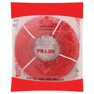 polycab 0.75sqmm 300Mtrs FR industrial Multistrands cable