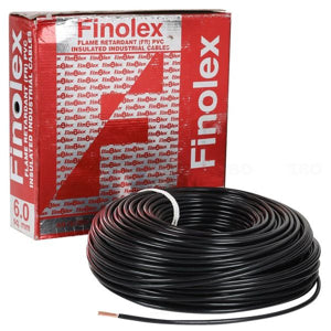 Finolex FR PVC 10 sqmm Multicore Heavy Duty Flexible Cable, Round Sheathed, 1100V (100Mtr)