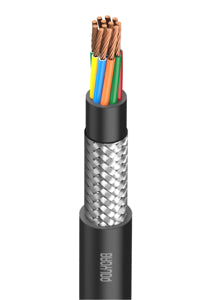 RR 2 core Copper Braided Flexible PVC Cable 1100V (100 MTR)