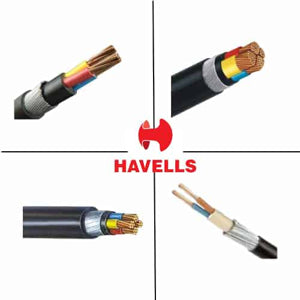 Havells 3 core Copper PVC Sheathed XLPE Low Tension Un-Armoured Power Cable, 2XY