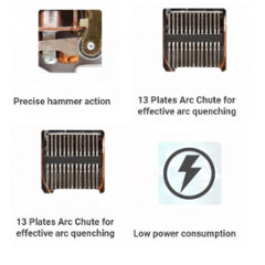 Havells Euro-II 16.0 A DHMGCFPF016 Four Pole C Curve MCB, (Pack of 4 )