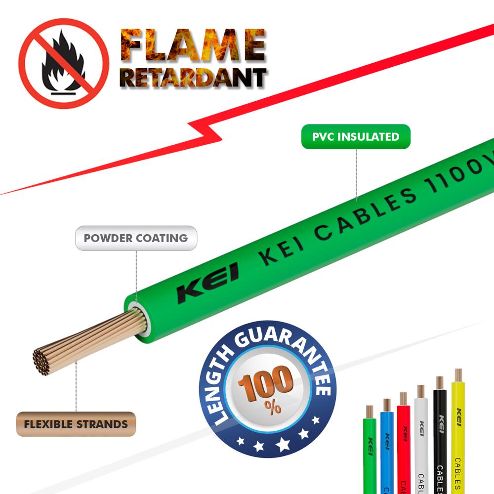 KEI  0.75 sqmm  Industrial Single Core Wire (100MTR)