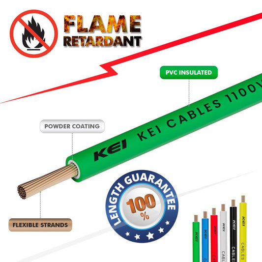 KEI  0.75 sqmm  Industrial Single Core Wire (100MTR)