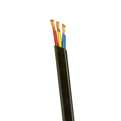 Havells flat Three core PVC Insulated & PVC Sheathed Industrial submersible Cable (100MTR)