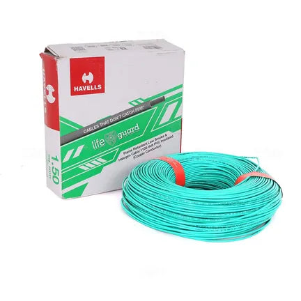 Havells 10.0 Sqmm Multicore Black PVC Insulated Copper Conductor Round Flexible Industrial Cable, ( 100MTR)