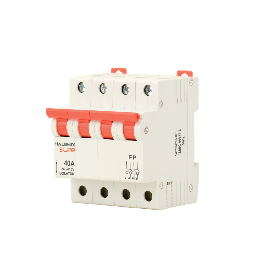 Halonix Sure  Four Pole C Curve MCB