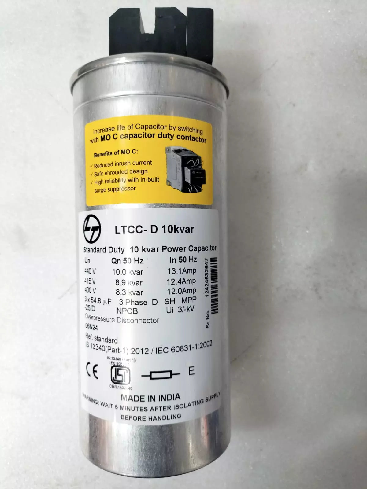 L&T	Lighting Capacitor