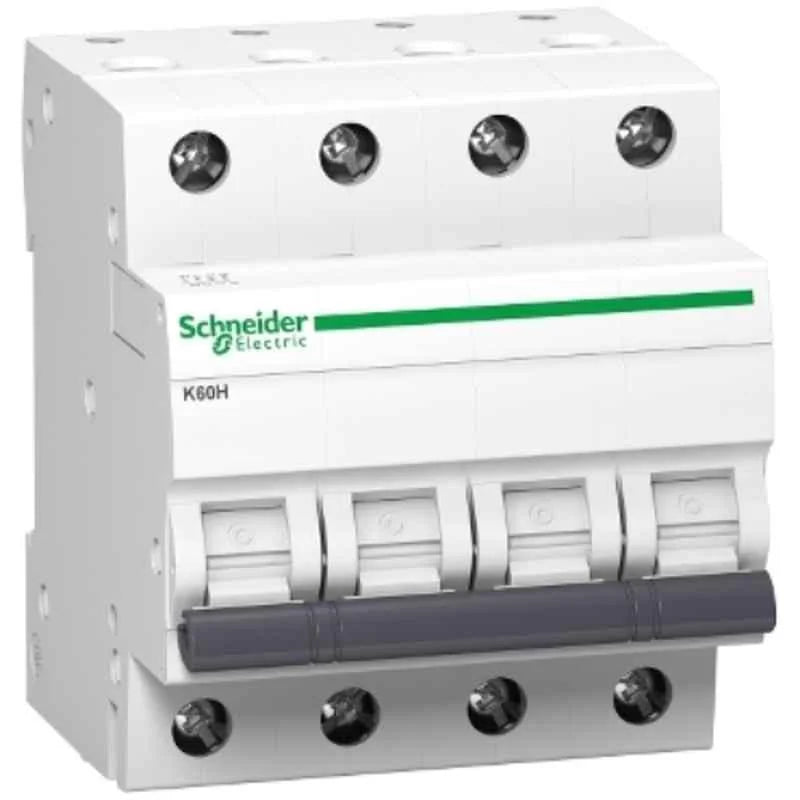 Schneider Electric Acti9 XC60 10A C-Curve Single Pole MCB, A9N1P10C, Breaking Capacity: 10 kA (Pack of 12)