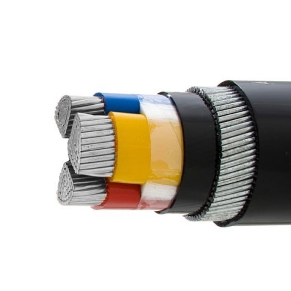 Polycab 95.0 Sqmm,  A2Xfy Aluminium Xlpe Insulated Armoured Str Frls Cable 1.1 Kv (1 Meter)