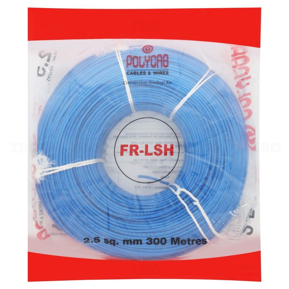 polycab 0.75sqmm 300Mtrs FR industrial Multistrands cable