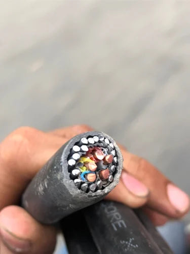 Polycab 95 sqmm 3 core 22KV H.T XLPE Armoured Aluminium Cable ( 1 Meter )