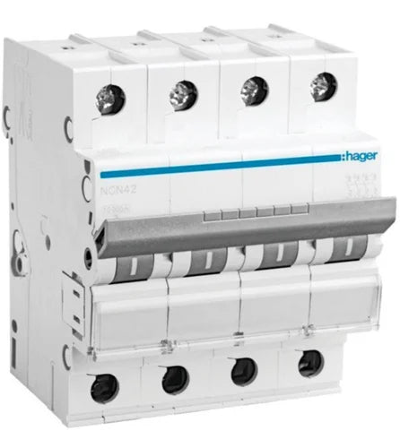 Hager 25.0 A Fore pole C Carve 6kA ( Packed Of 2 )