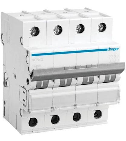 Hager 20.0 A Fore pole C Carve 6kA ( Packed Of 2 )