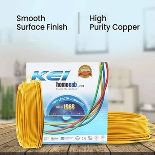 KEI 0.50 SQMM  FLEXIBLE FRLSH  PVC INSULATED MULTICORE COPPER IS- 694:2010 (100MTR)