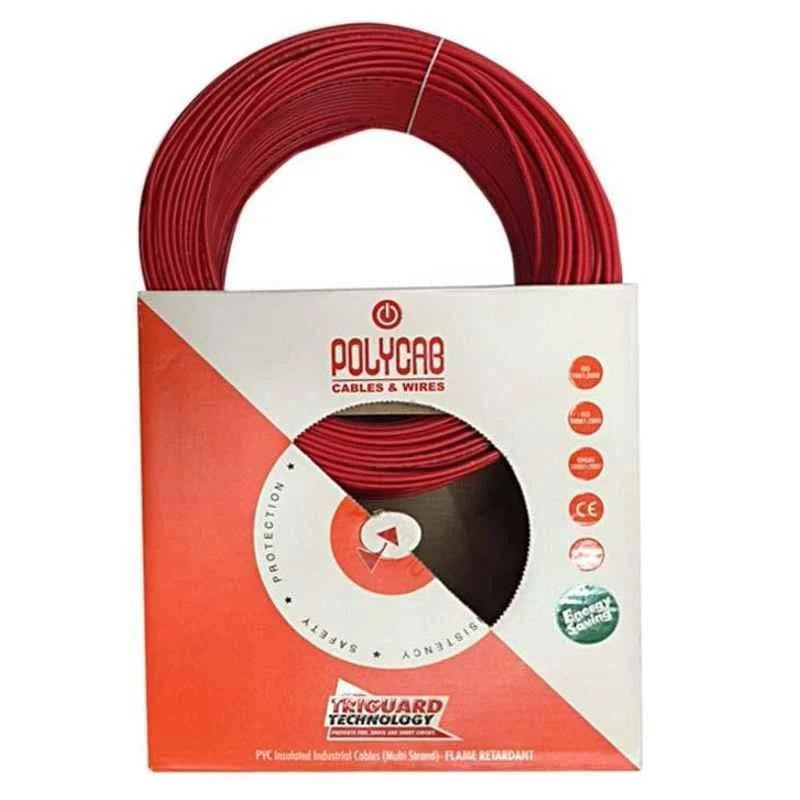 polycab 1.0 sqmm 300Mtrs FRLSH industrial Multistrands cable