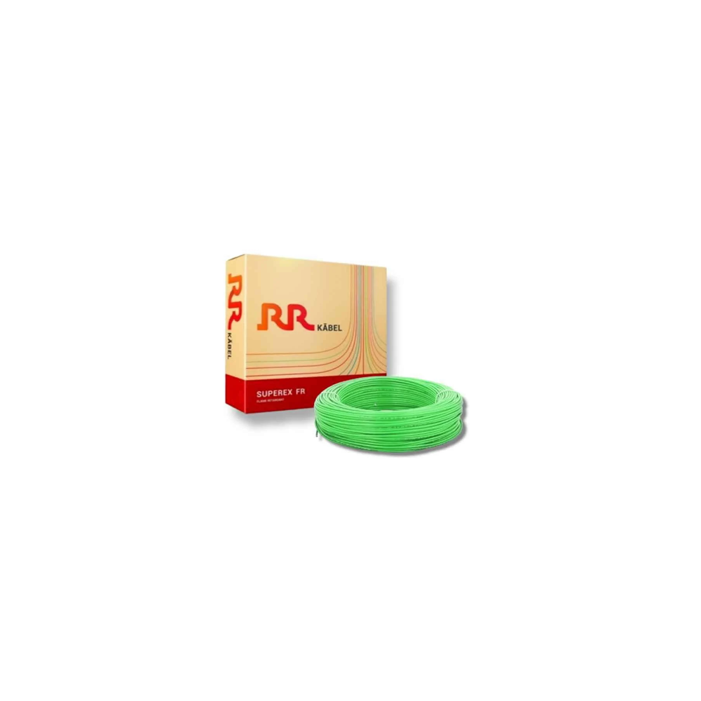 RR SUPERX GREEN HRFR 4.00 Sqmm Industrial Cable 1100V (90 MTR)