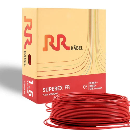 RR FLAMEX HRFR 0.75 Sqmm Industrial Cable 1100V (90 MTR)