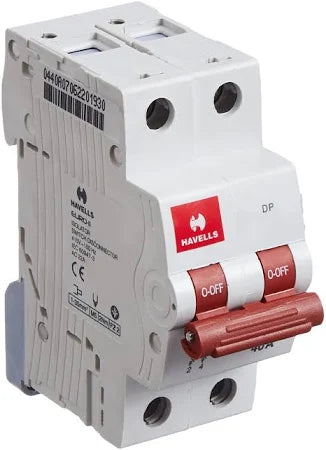 Havells X7 ISOLATOR  Double Pole DHMYIDPX063 (Switching Devices)
