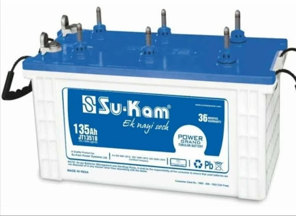 Su-Kam Big Conqueror Tall Tubular batteries