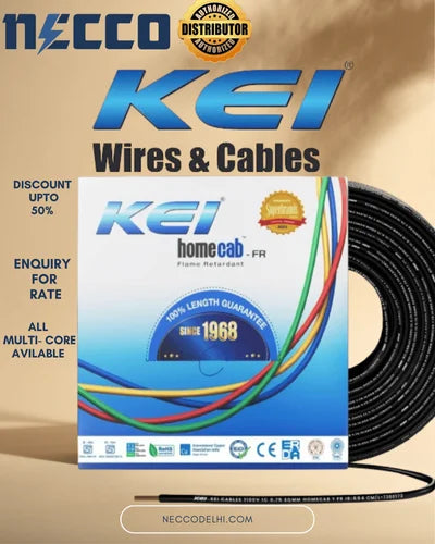 KEI 1.50 sqmm Copper Un- Armoured Multicore Power Cable, ( 100 METER )