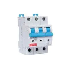 Selvo 63A C Curve Three Pole MCB, GSELTPC12032, (Pack of 6)